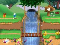 une photo d'Ã©cran de Les Schtroumpfs sur Sony Playstation